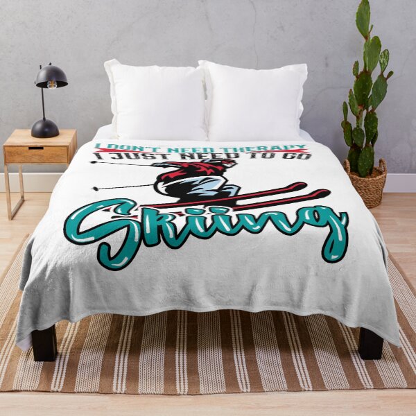 Item preview, I Just Need To Go Skiing | Funny Winter Extreme Sports Skiing Quote designed and sold by thecooltable.