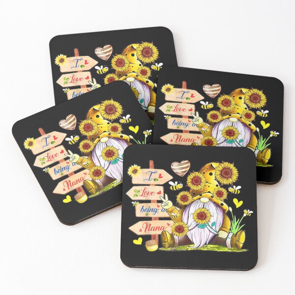 Item preview, I Love Being A Nana Cute Gnome Sunflower designed and sold by mitchellckz.