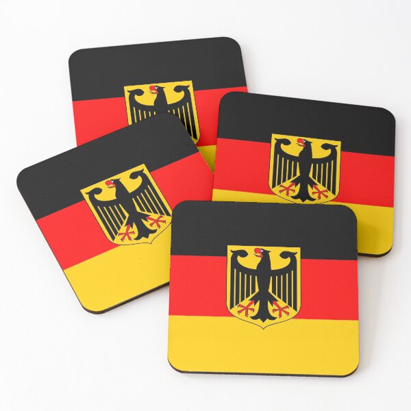 Item preview, Flag of Germany with Coat of Arms Shield designed and sold by Jukka Heilimo.