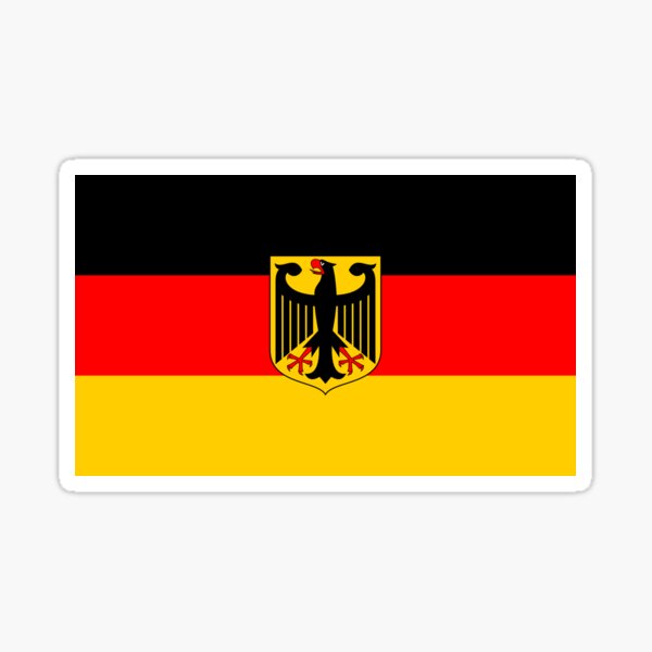 Item preview, Flag of Germany with Coat of Arms Shield designed and sold by Jukka Heilimo.