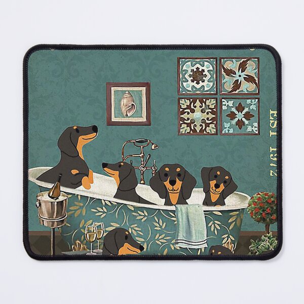 Item preview, Vintage Retro Bath Soap Bathroom Funny Dachshund Doxie Pup quotes designed and sold by Douglafa.