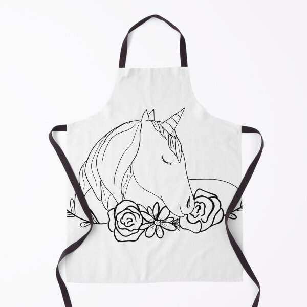 Item preview, Unicorn and flower designed and sold by Antiope33.
