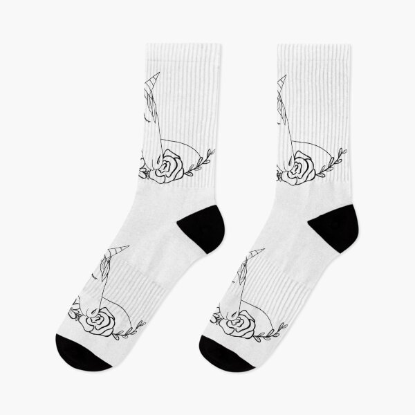 Item preview, Unicorn and flower designed and sold by Antiope33.