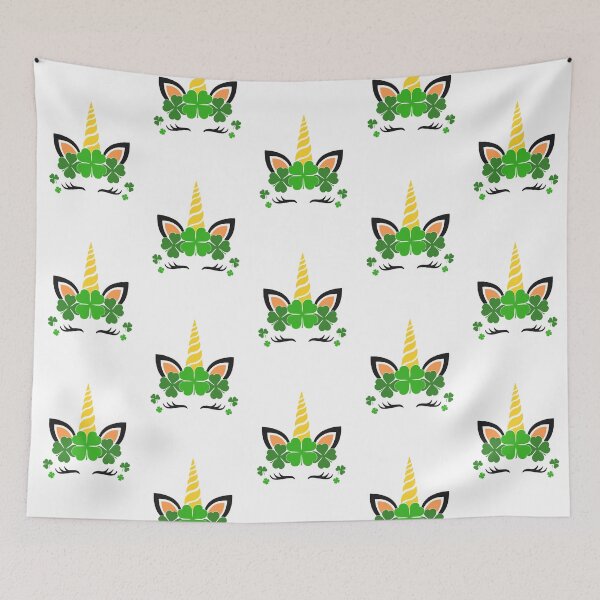 Item preview, Unicorn Face Patrick's Day  designed and sold by LucianaShop.