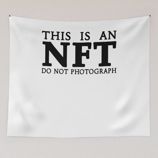 Item preview, This Is An Nft Do Not Photograph T-shirt , NFT Crypto Funny, Human Crypto T-shirt, Whats AN NFT T-Shirt designed and sold by Djikou.
