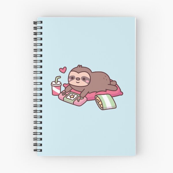 Item preview, Cute Little Sloth Playing Video Games designed and sold by rustydoodle.