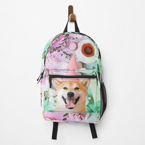Item preview, Shiba Inu Tea Party Kawaii Cute Macaron Doge Dog vaporwave designed and sold by melisssne.
