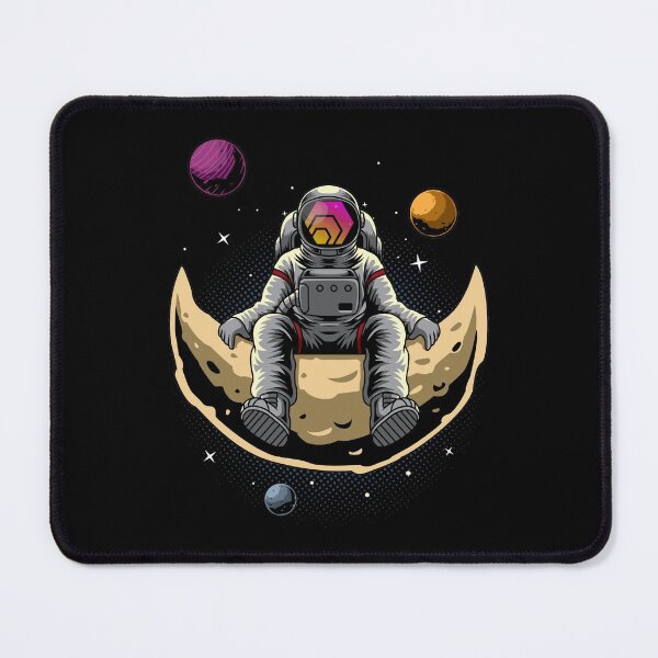 Item preview, Astronaut HEX Coin To The Moon Crypto Token Cryptocurrency Blockchain Wallet designed and sold by AriellaGross.