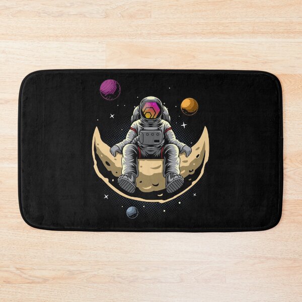 Item preview, Astronaut HEX Coin To The Moon Crypto Token Cryptocurrency Blockchain Wallet designed and sold by AriellaGross.