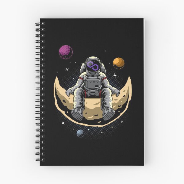 Item preview, Astronaut Polygon Matic Coin To The Moon Crypto Token Cryptocurrency Blockchain Wallet designed and sold by AriellaGross.