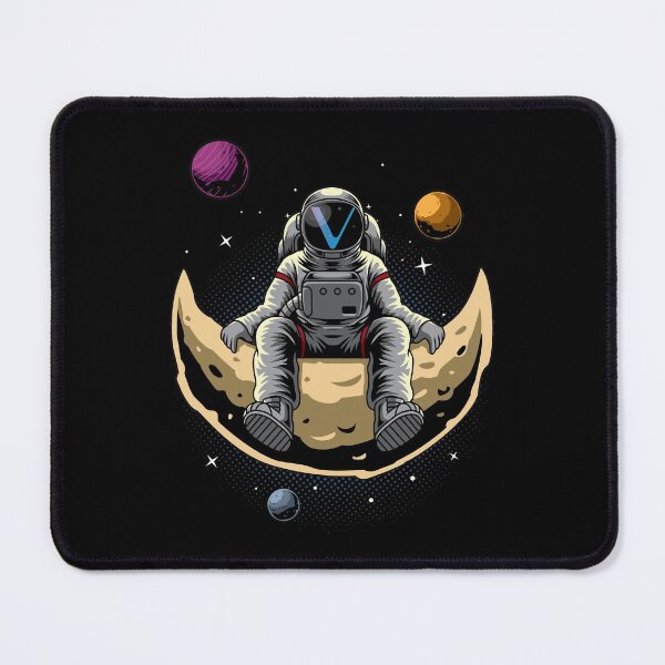 Item preview, Astronaut Vechain VET Coin To The Moon Crypto Token Cryptocurrency Blockchain Wallet designed and sold by AriellaGross.