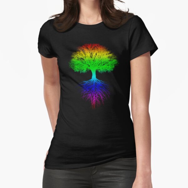 Sunshine, Lollypops and Rainbows Fitted T-Shirt