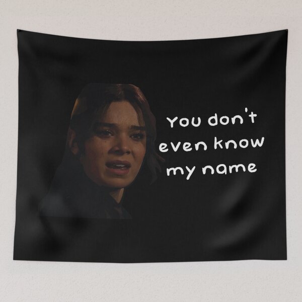 Item preview, Kate Bishop and Gary Funny "You don't even know my name" designed and sold by Alicia-Lee.