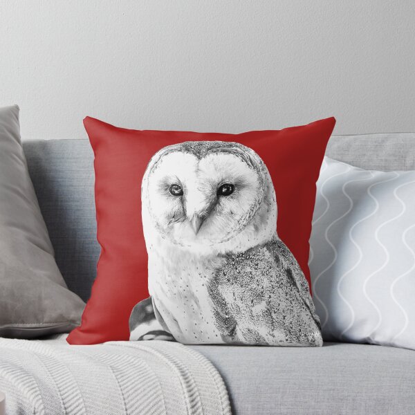 Item preview, European Barn Owl image converted to a drawing designed and sold by Dalyndigital Photography.