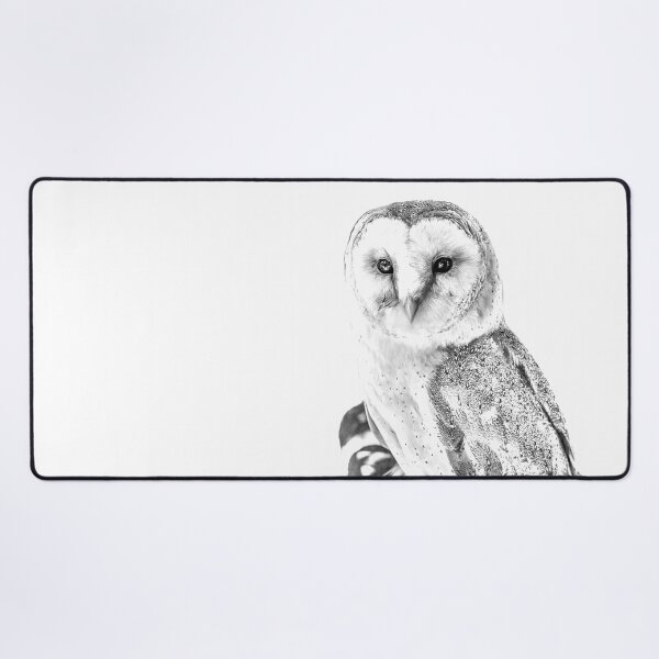 Item preview, European Barn Owl image converted to a drawing designed and sold by Dalyndigital Photography.