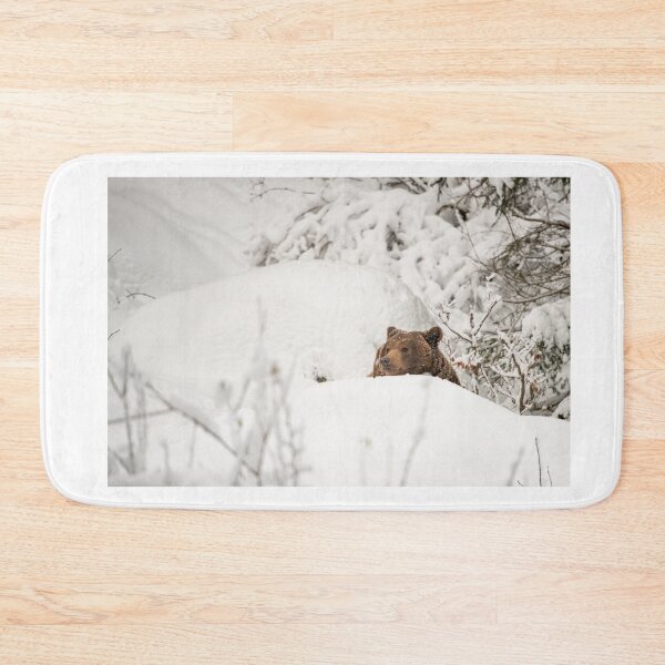 Item preview, Brown bear in the snow designed and sold by Ingo Gerlach.