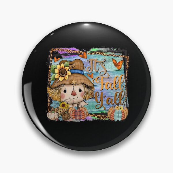 Item preview, It's Fall Y'all Scarecrow Pumpkin Thanksgiving designed and sold by Mickey0708.