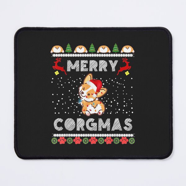 Item preview, Merry Corgmas Santa Claus Corgi Dog Ugly Christmas Sweater designed and sold by AnitaJGreenspan.