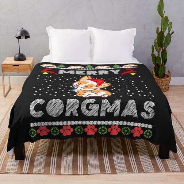 Item preview, Merry Corgmas Santa Claus Corgi Dog Ugly Christmas Sweater designed and sold by AnitaJGreenspan.