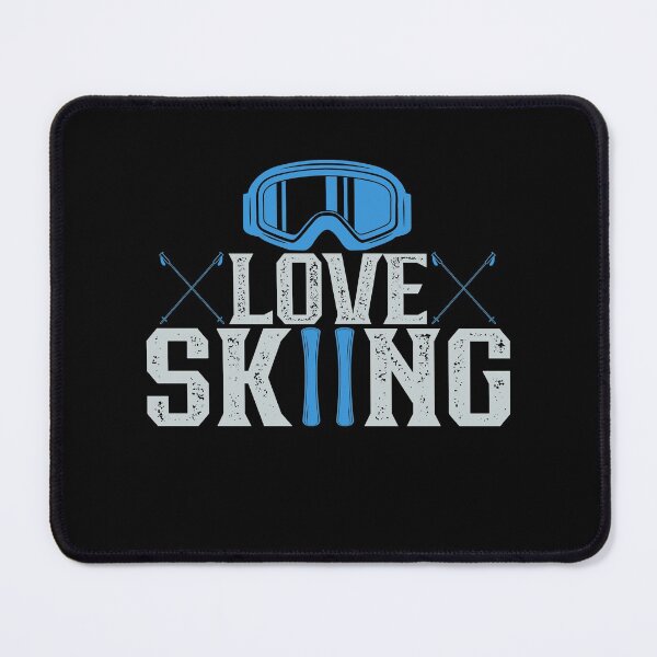 Item preview, I Love Skiing | Cool Winter Extreme Sports Skiing Quote designed and sold by thecooltable.