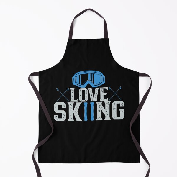 Item preview, I Love Skiing | Cool Winter Extreme Sports Skiing Quote designed and sold by thecooltable.
