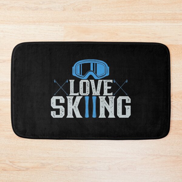 Item preview, I Love Skiing | Cool Winter Extreme Sports Skiing Quote designed and sold by thecooltable.