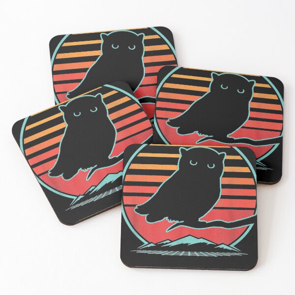 Item preview, Owl Retro Vintage 80s Style Birding Gift Premium designed and sold by MarySaari.