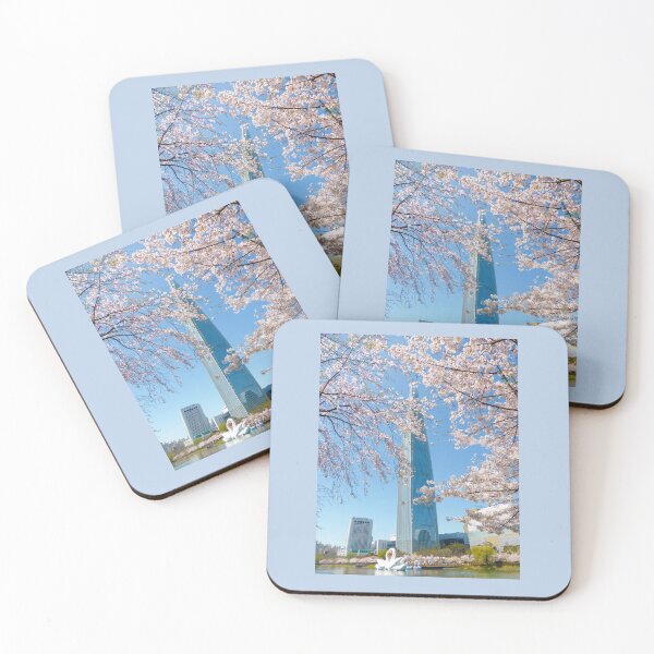 Item preview, Cherry Blossoms at Lotte World Tower in Seoul designed and sold by co-stars.