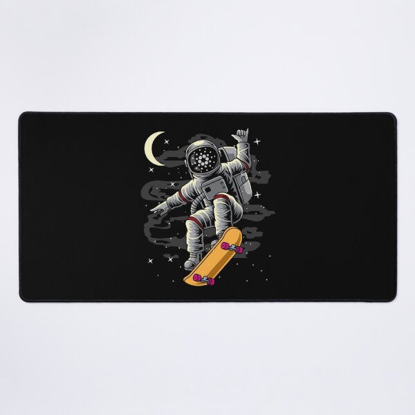 Item preview, Astronaut Skate Cardano ADA Coin To The Moon Crypto Token Cryptocurrency Blockchain Wallet designed and sold by AriellaGross.