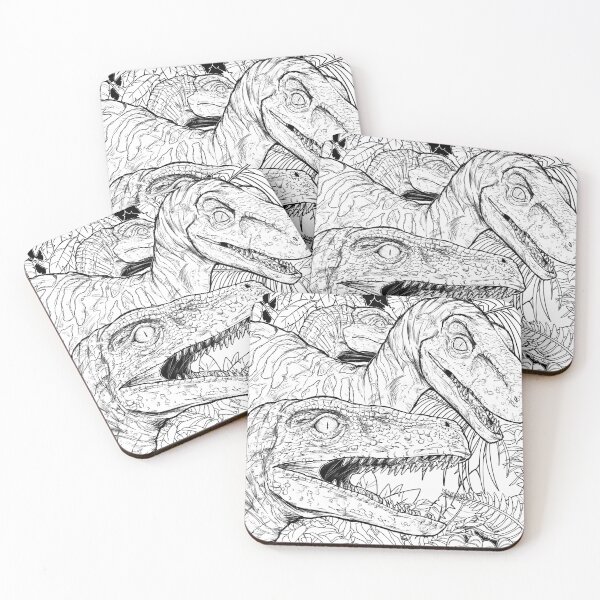 Aperçu de l'œuvre Velociraptor créée et vendue par bluehippopress.