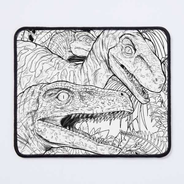 Artikelvorschau, Velociraptor entworfen und verkauft von bluehippopress.