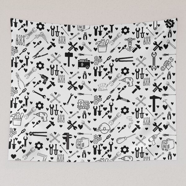 Item preview, Hand Tools pattern designed and sold by D/Art ⭐⭐⭐⭐⭐.