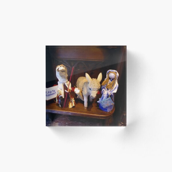 How Far To Bethlehem Acrylic Block