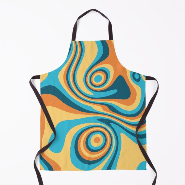 Aperçu de l'œuvre Marbre orange et bleu créée et vendue par Captain Chromatic.