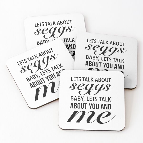 Item preview, Lets Talk About Seggs Baby, Lets Talk About You And Me - Cute Seggs Quotes designed and sold by Delandor.