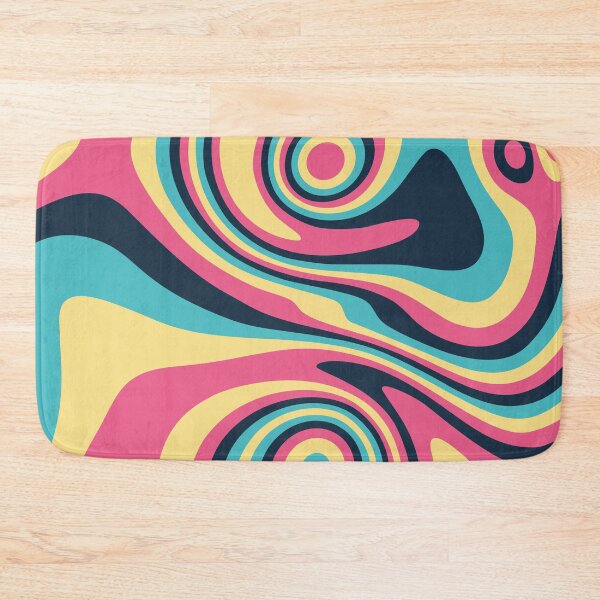 Item preview, Blue, yellow and pink marble designed and sold by Captain Chromatic.