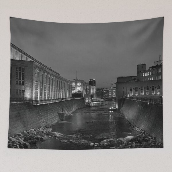 Item preview, Tammerkoski downstream bw designed and sold by Jouko Lehto Photography.