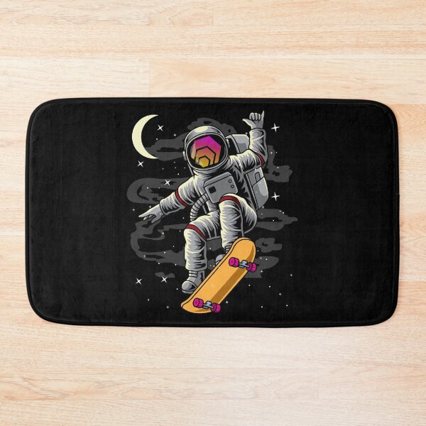 Item preview, Astronaut Skate HEX Coin To The Moon Crypto Token Cryptocurrency Blockchain Wallet designed and sold by AriellaGross.