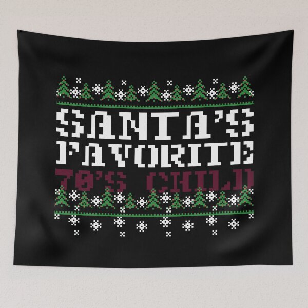 Item preview, Santa's Favorite 70's Child Funny Christmas Jumper Retro Graphic designed and sold by GO SHIRT-TEE.