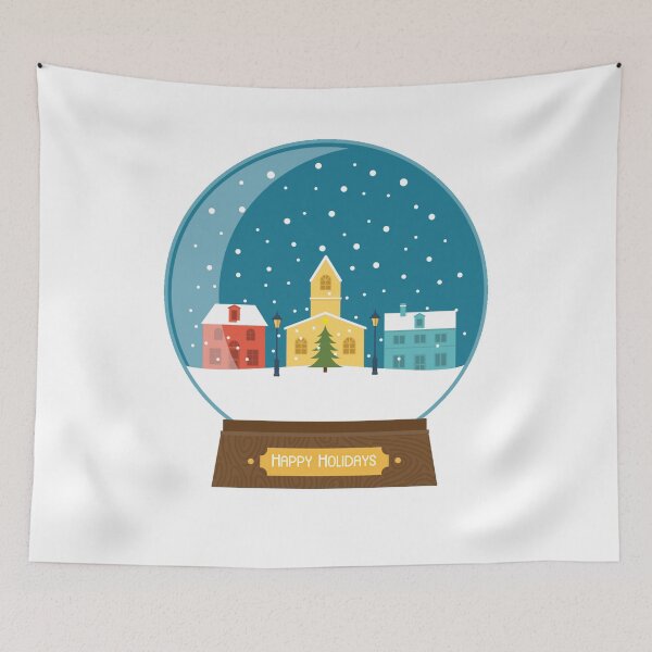 Item preview, Snow Globe | Happy Holidays designed and sold by GauriGu.