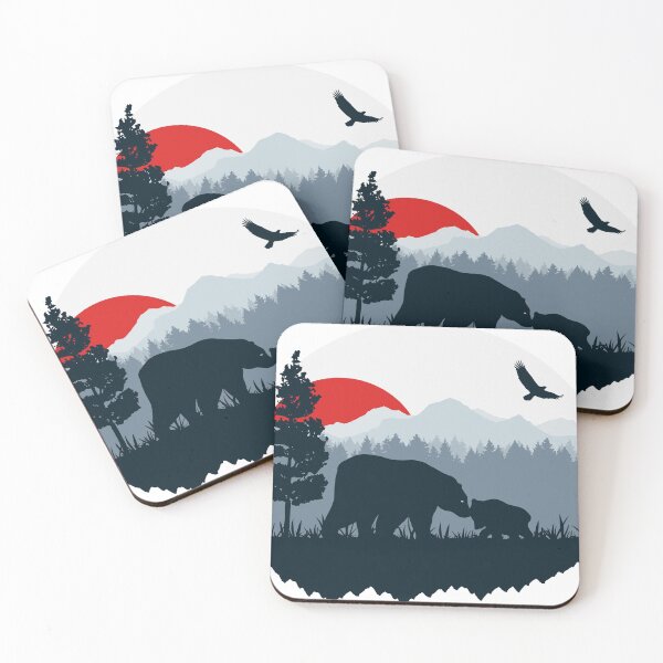 Item preview, Bears - Wild Life designed and sold by Kumabushi.