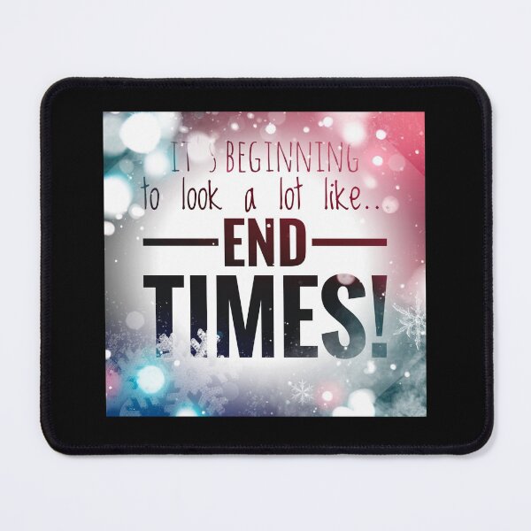 Item preview, It's Beginning to look a lot like End Times novelty humour for 2021 designed and sold by Jenny Meehan Art Prints and Patterns .