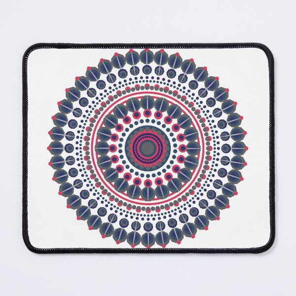 Item preview, The winter Indigo Mandala designed and sold by Doodlehub.