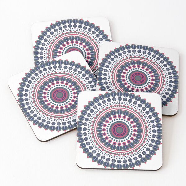 Item preview, The winter Indigo Mandala designed and sold by Doodlehub.