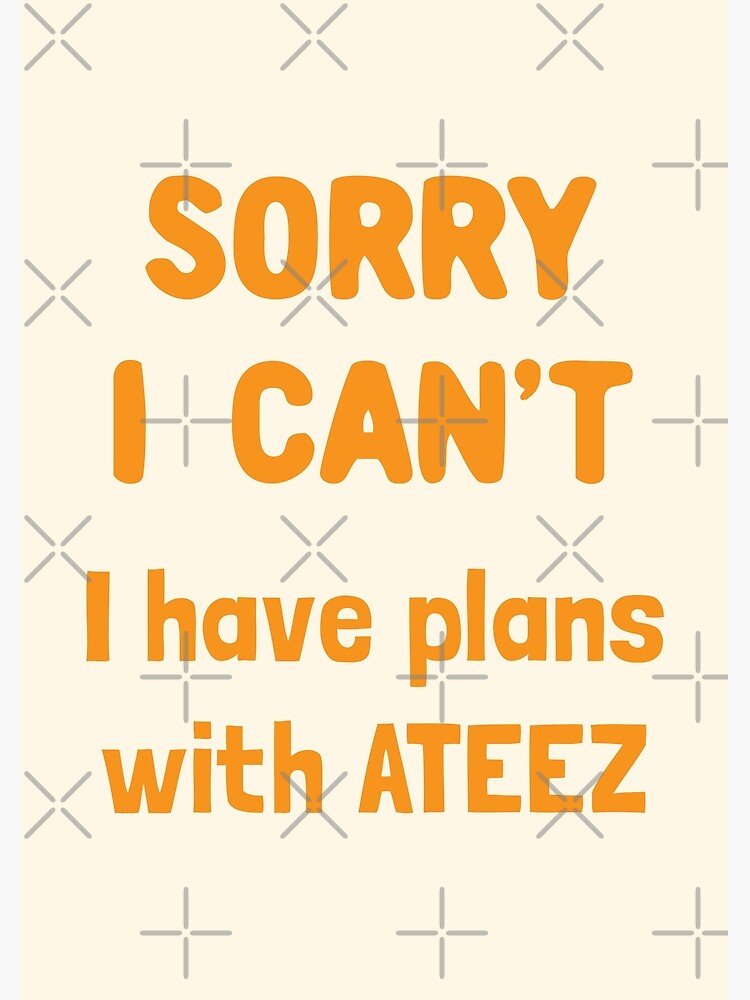 Ateez Alternate minimalist poster | Poster