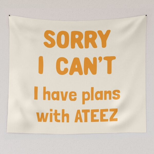 Item preview, Sorry i can't i have plans with ATEEZ designed and sold by Morcawork.