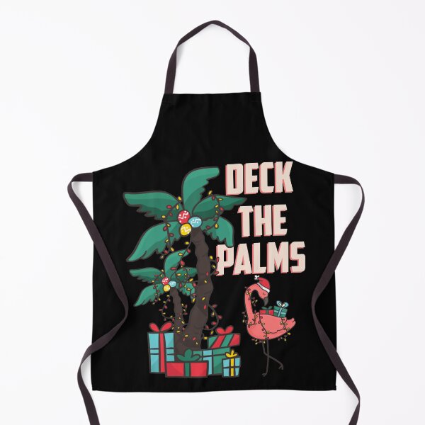Item preview, Deck The Palms Tropical Flamingo Christmas Palm Tree Lights designed and sold by GraphifyArt.