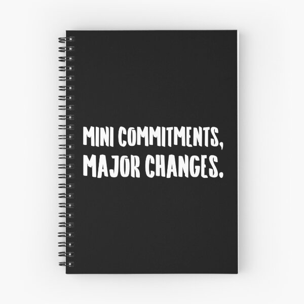 Item preview, Mini Commitments, Major Changes. | Life | Quotes | Black designed and sold by Wintre2.