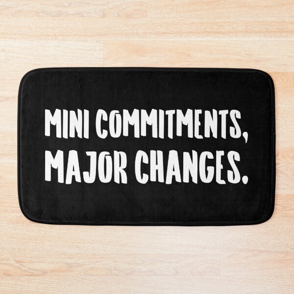 Item preview, Mini Commitments, Major Changes. | Life | Quotes | Black designed and sold by Wintre2.