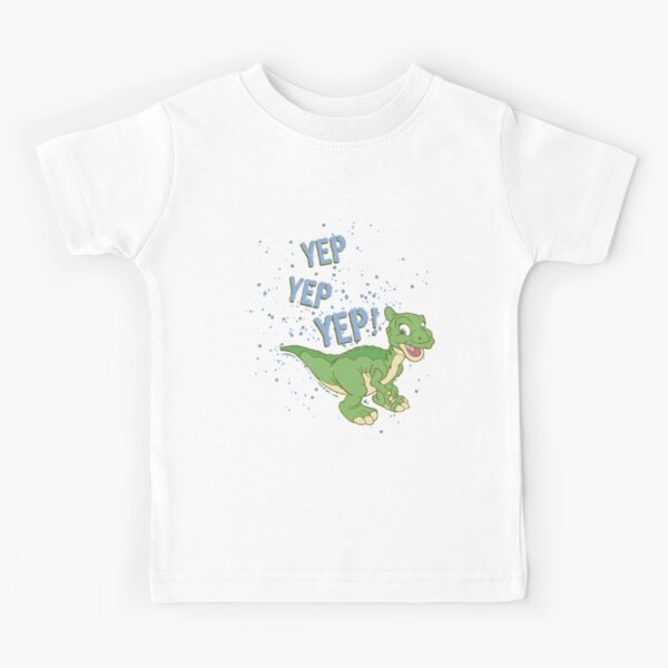Item preview, Endowed Beauty Dino Cera Good Land Before Time Ducky Yep Yep Yep Sprinkle retro Wave designed and sold by BulldogRodrigue.